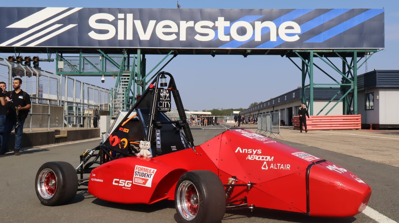 GRETA, the CSG Racing car, at Silverstone